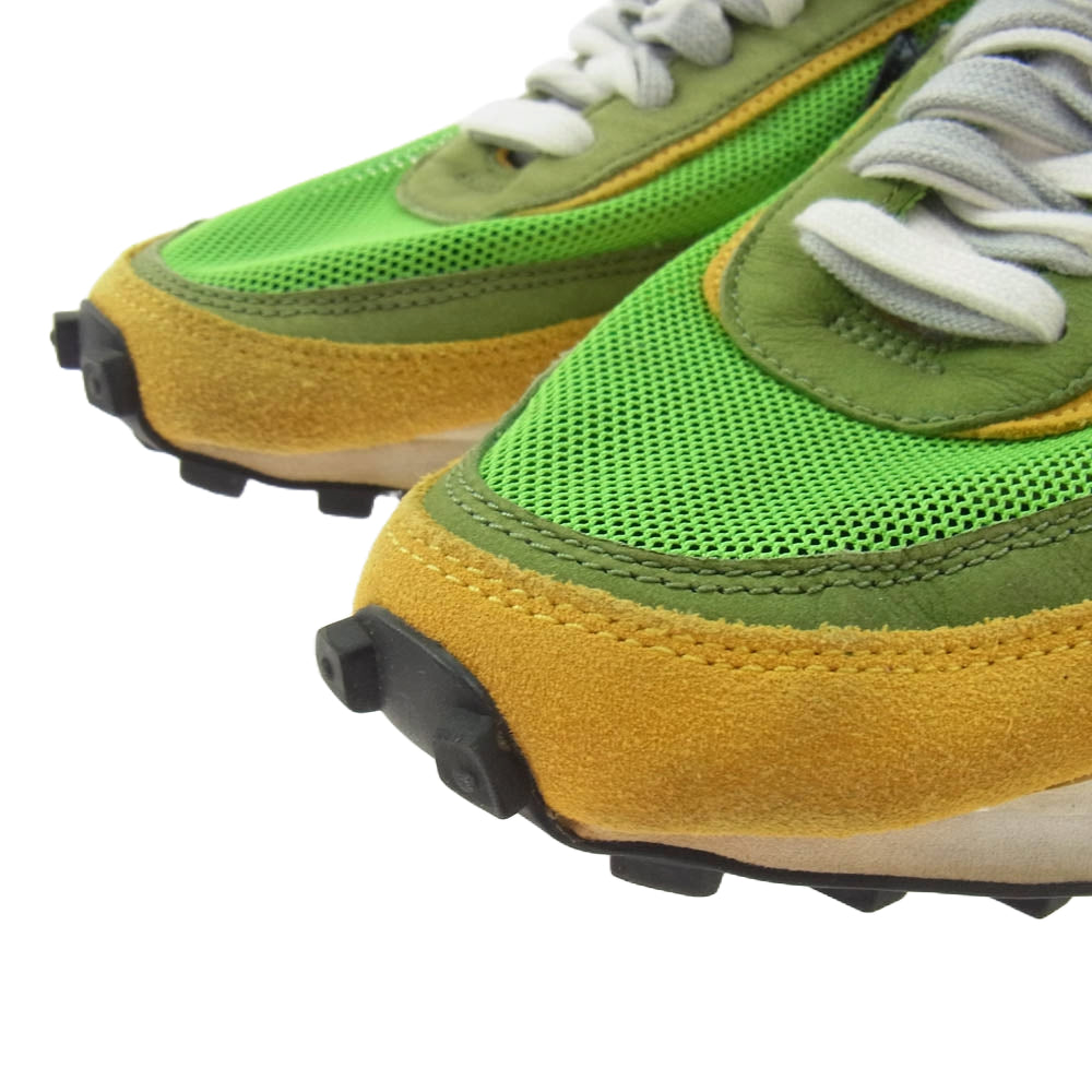 NIKE ナイキ BV0073-300 × Sacai サカイ LD WAFFLE ワッフル ローカットスニーカー ライトグリーン系 マルチカラー系 27cm【中古】