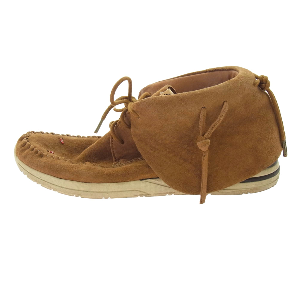 VISVIM ビズビム FBT LHAMO-FOLK ラモ フォーク スエード モカシン シューズ ブラウン系 US9【中古】