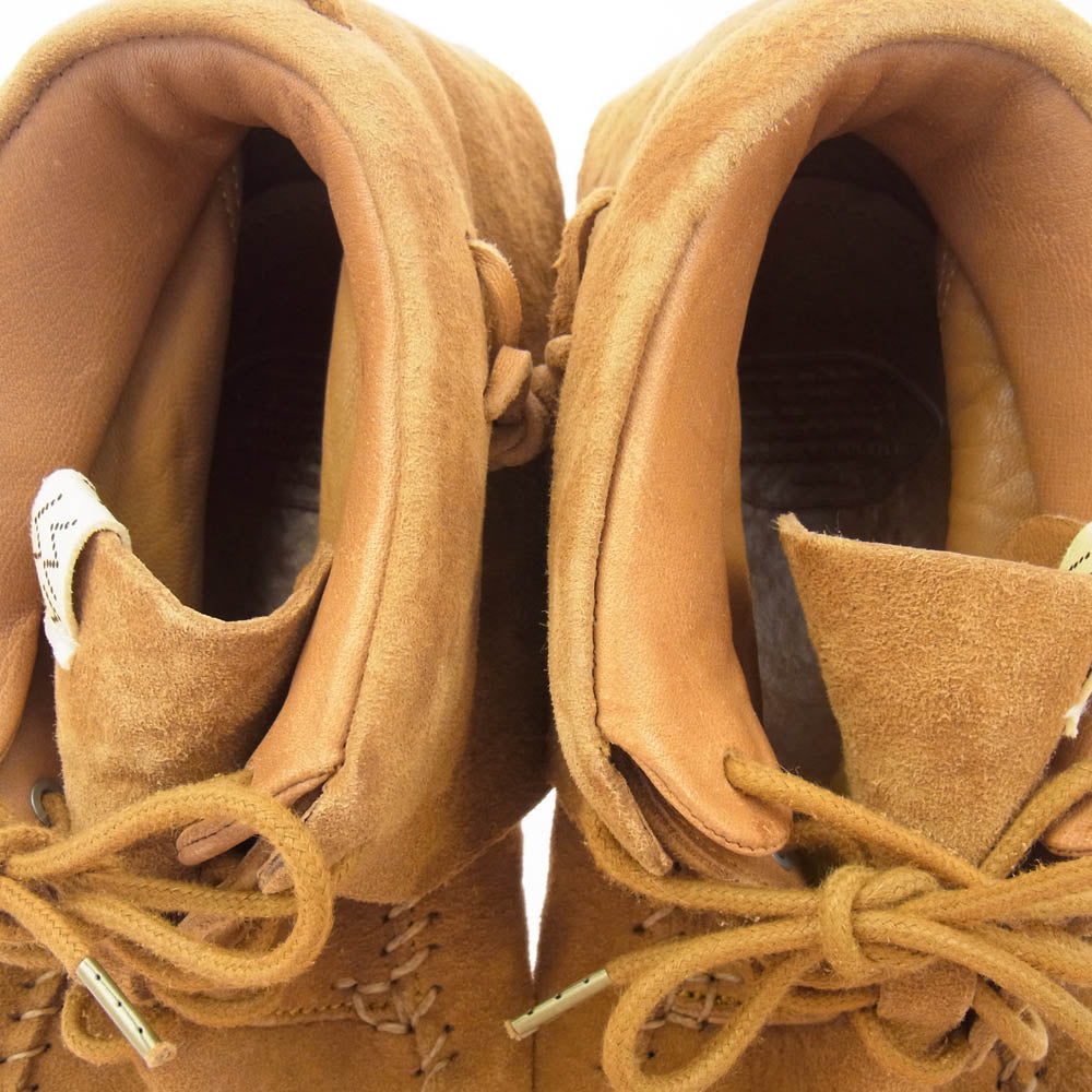 VISVIM ビズビム FBT LHAMO-FOLK ラモ フォーク スエード モカシン シューズ ブラウン系 US9【中古】