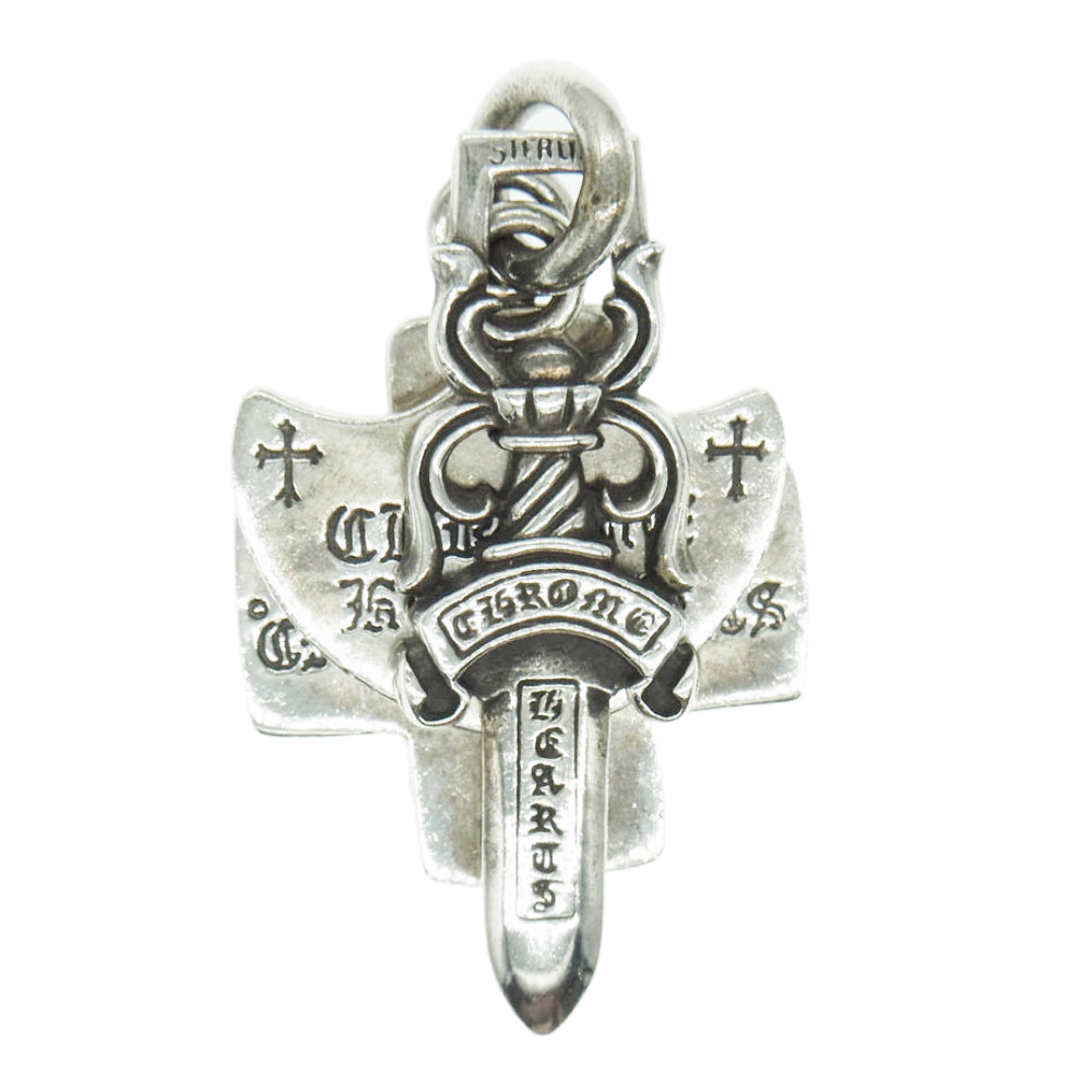 CHROME HEARTS クロムハーツ（原本無） 3 TRINKETS オールド 3トリンケッツ ペンダントトップ シルバー系【中古】