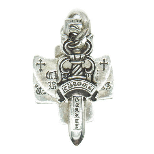 CHROME HEARTS クロムハーツ（原本無） 3 TRINKETS オールド 3トリンケッツ ペンダントトップ シルバー系【中古】