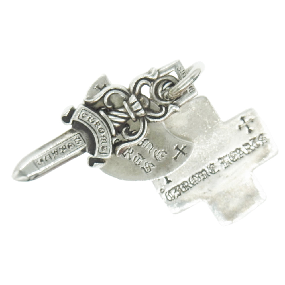 CHROME HEARTS クロムハーツ（原本無） 3 TRINKETS オールド 3トリンケッツ ペンダントトップ シルバー系【中古】