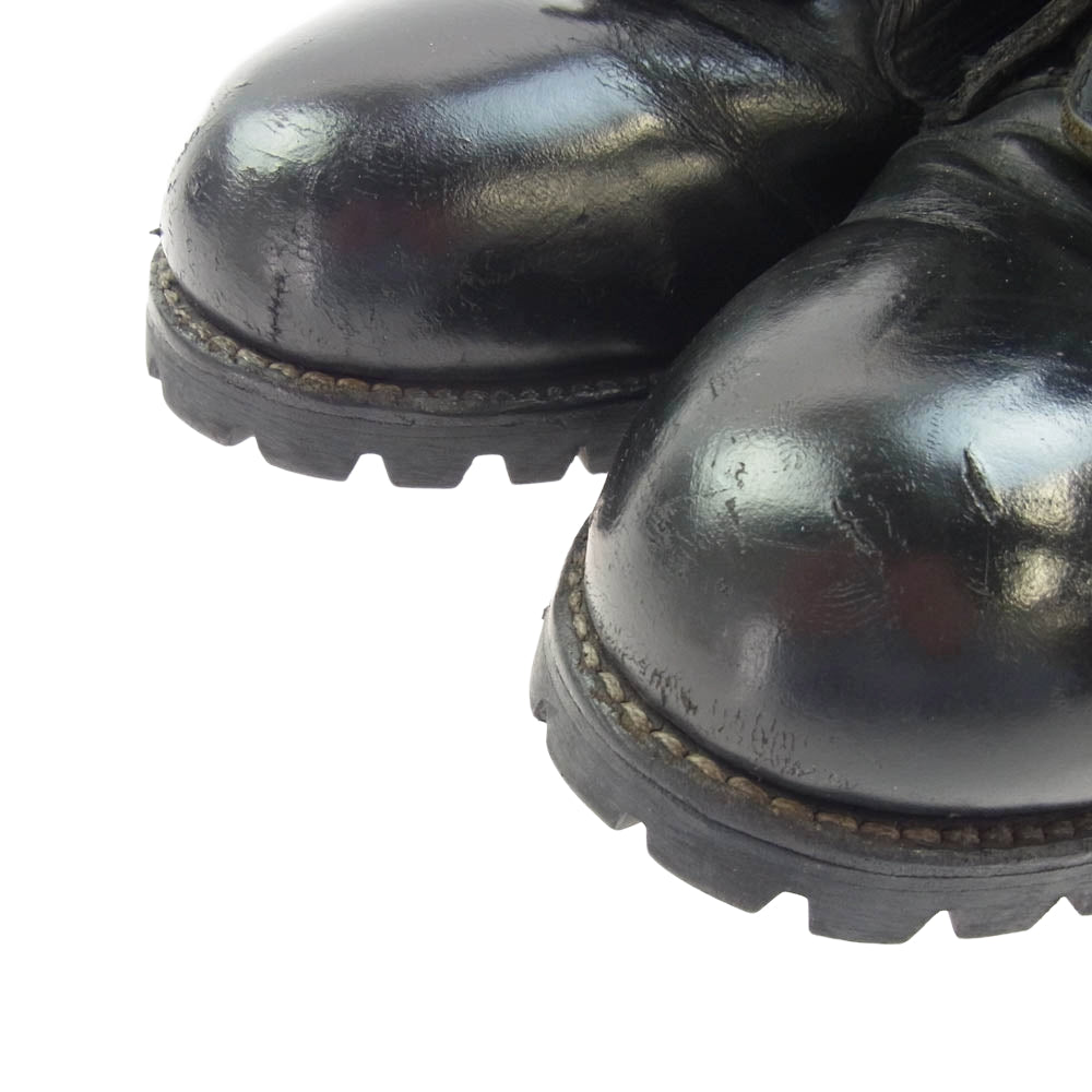 CHROME HEARTS クロムハーツ（原本無） × CHIPPEWA チペワ センターダガージップ レースアップ レザー ファイヤーマンブーツ ブラック系 9【中古】