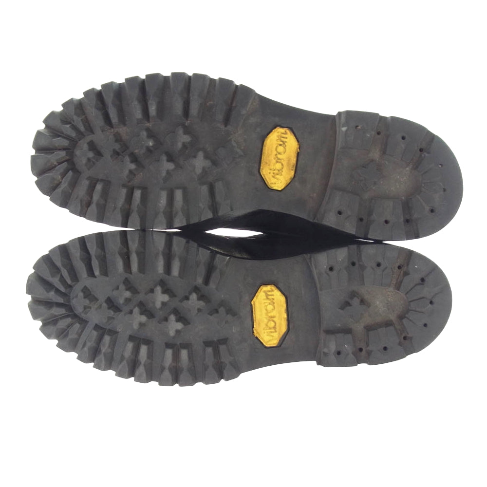 CHROME HEARTS クロムハーツ（原本無） × CHIPPEWA チペワ センターダガージップ レースアップ レザー ファイヤーマンブーツ ブラック系 9【中古】