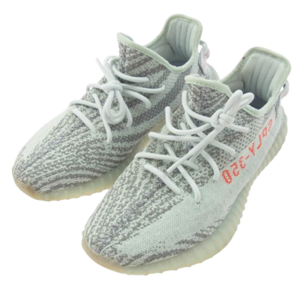 adidas アディダス B37571 YEEZY Boost 350 V2 Blue Tint イージー ブースト ブルー ティント スニーカー グレー系 26.5cm【中古】