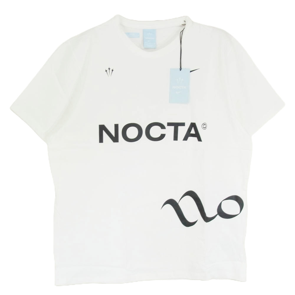 NIKE ナイキ DM1724-100 NOCTA BASKETBALL T-shirt プリント Tシャツ 白系 ホワイト系 XL【新古品】【未使用】【中古】