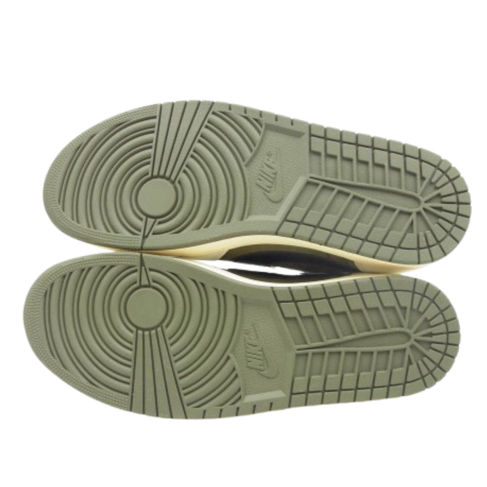 NIKE ナイキ DM7866-200 × Travis Scott フェイクバスターズ鑑定済 Air Jordan 1 Low OG SP トラヴィススコット エアジョーダン1 ロー スニーカー カーキ系 30.5cm【新古品】【未使用】【中古】