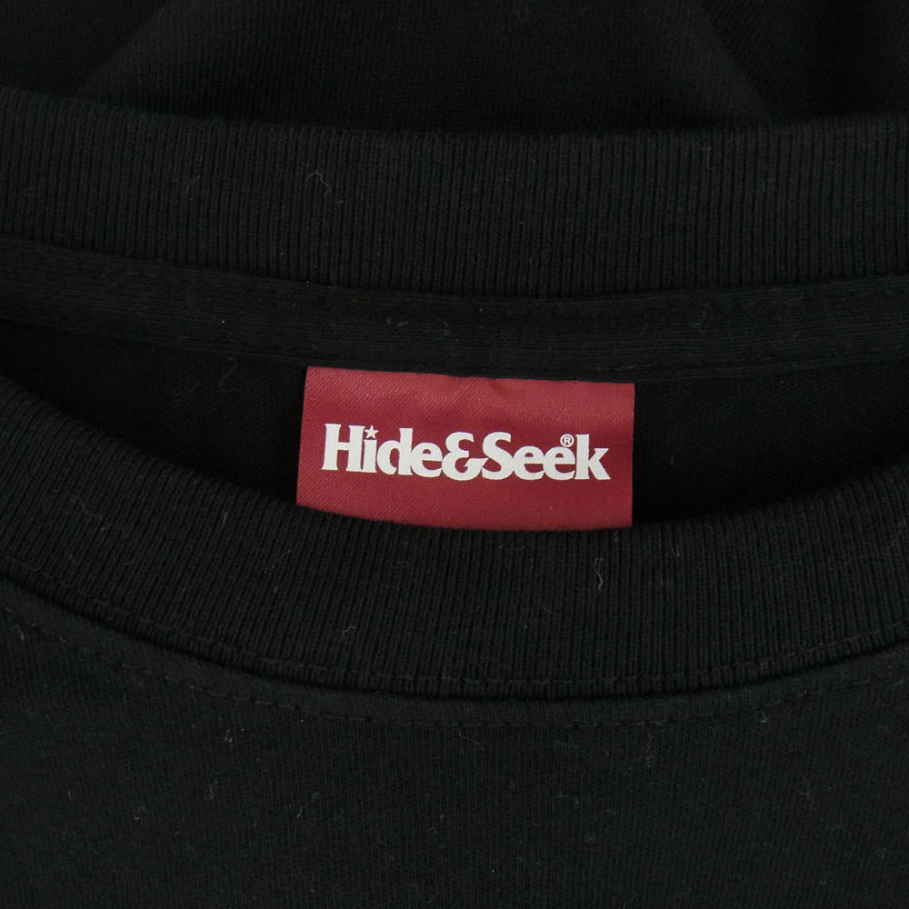 ハイドアンドシーク 24SS HT-030724 HS Indian L/S Tee ロングスリーブ Tシャツ ブラック系 XL【中古】