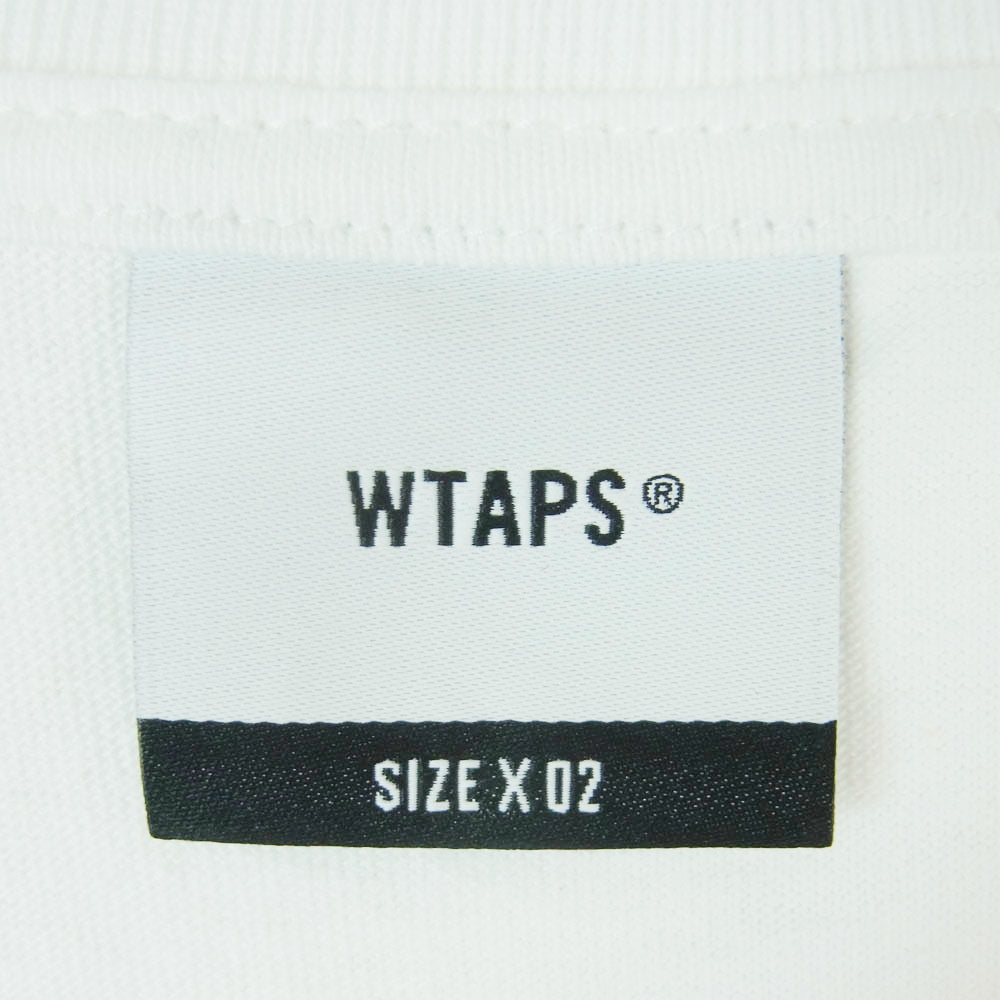 WTAPS ダブルタップス 24SS 241ATDT-STM07S Birth Cotton SS T-Shirt White バース コットン ショート スリーブ 半袖 Tシャツ ホワイト系 02【新古品】【未使用】【中古】