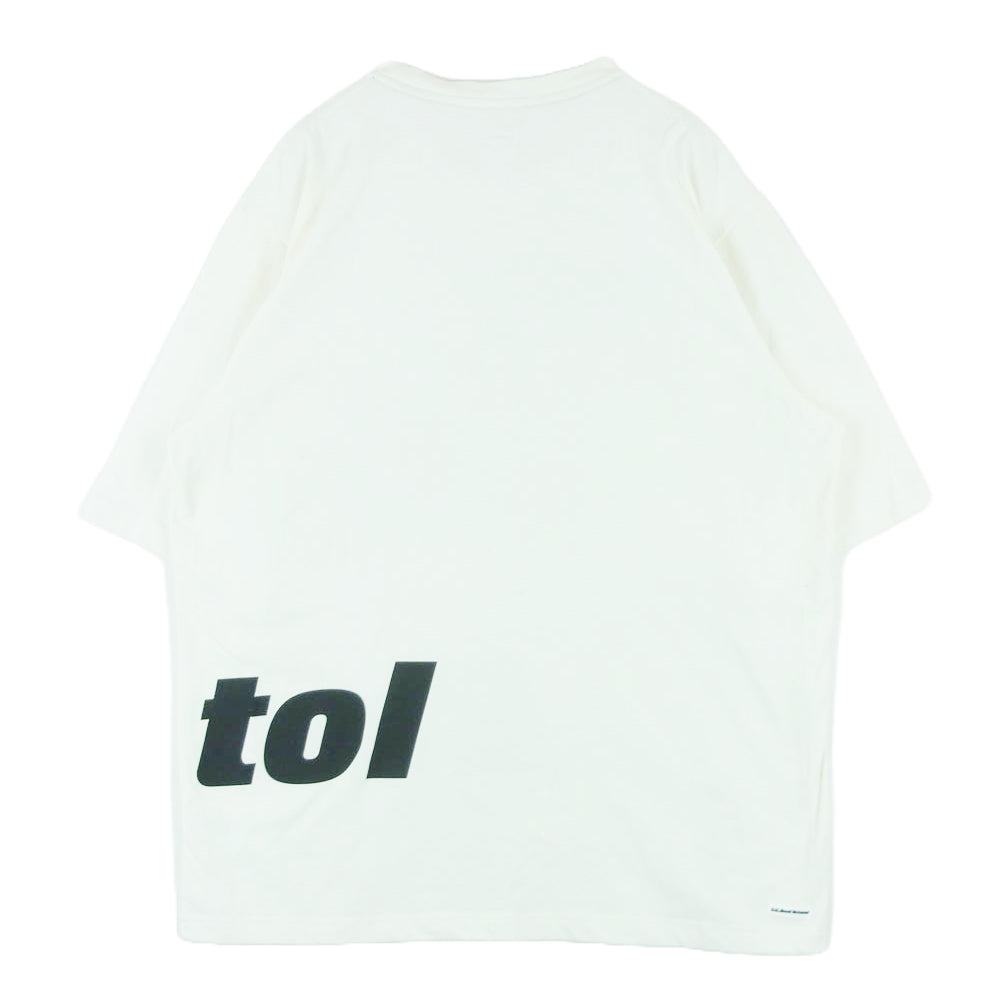 F.C.R.B. エフシーアールビー FCRB-240085 SIDE LOGO TEE サイド ロゴ 半袖 Tシャツ 中国製 オフホワイト系 L【中古】