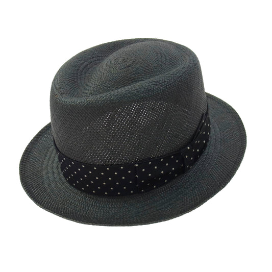 WACKO MARIA ワコマリア THR-01 東京HAT ROCKERS パナマハット 帽子 グレー系 L【中古】