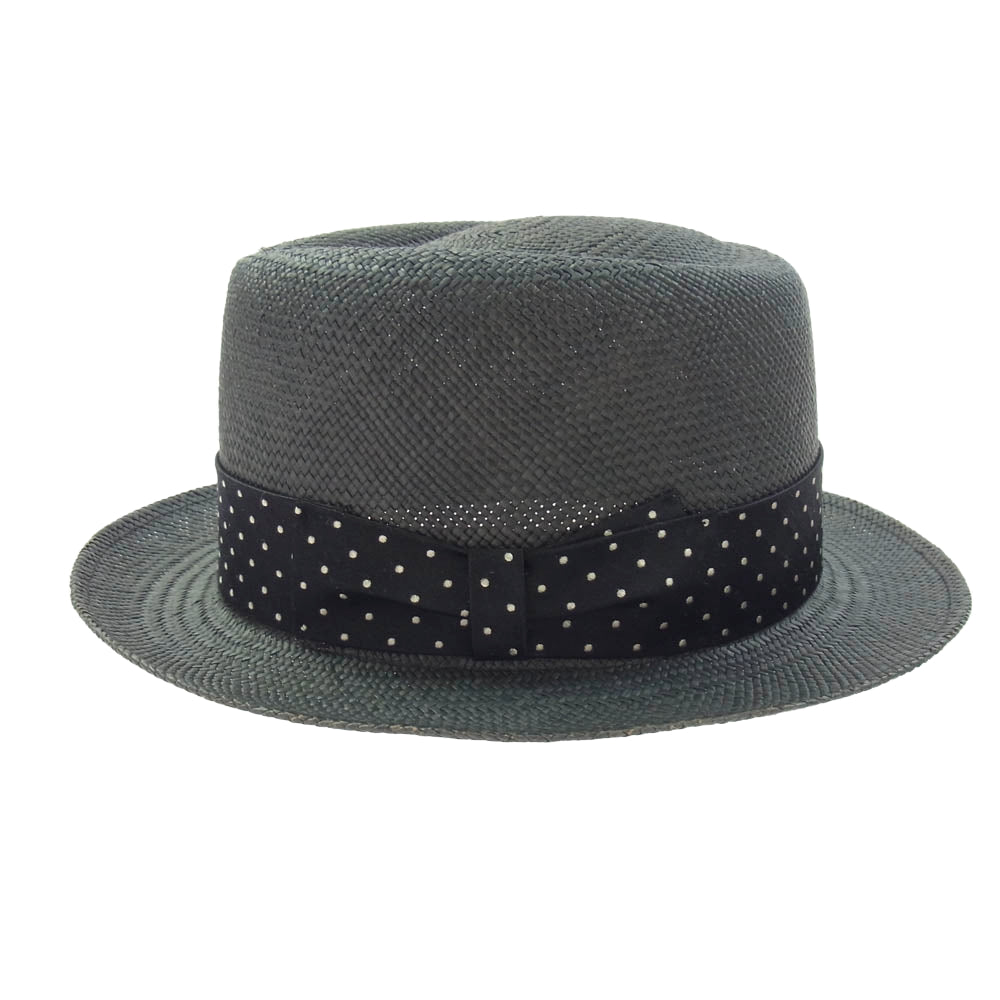 WACKO MARIA ワコマリア THR-01 東京HAT ROCKERS パナマハット 帽子 グレー系 L【中古】