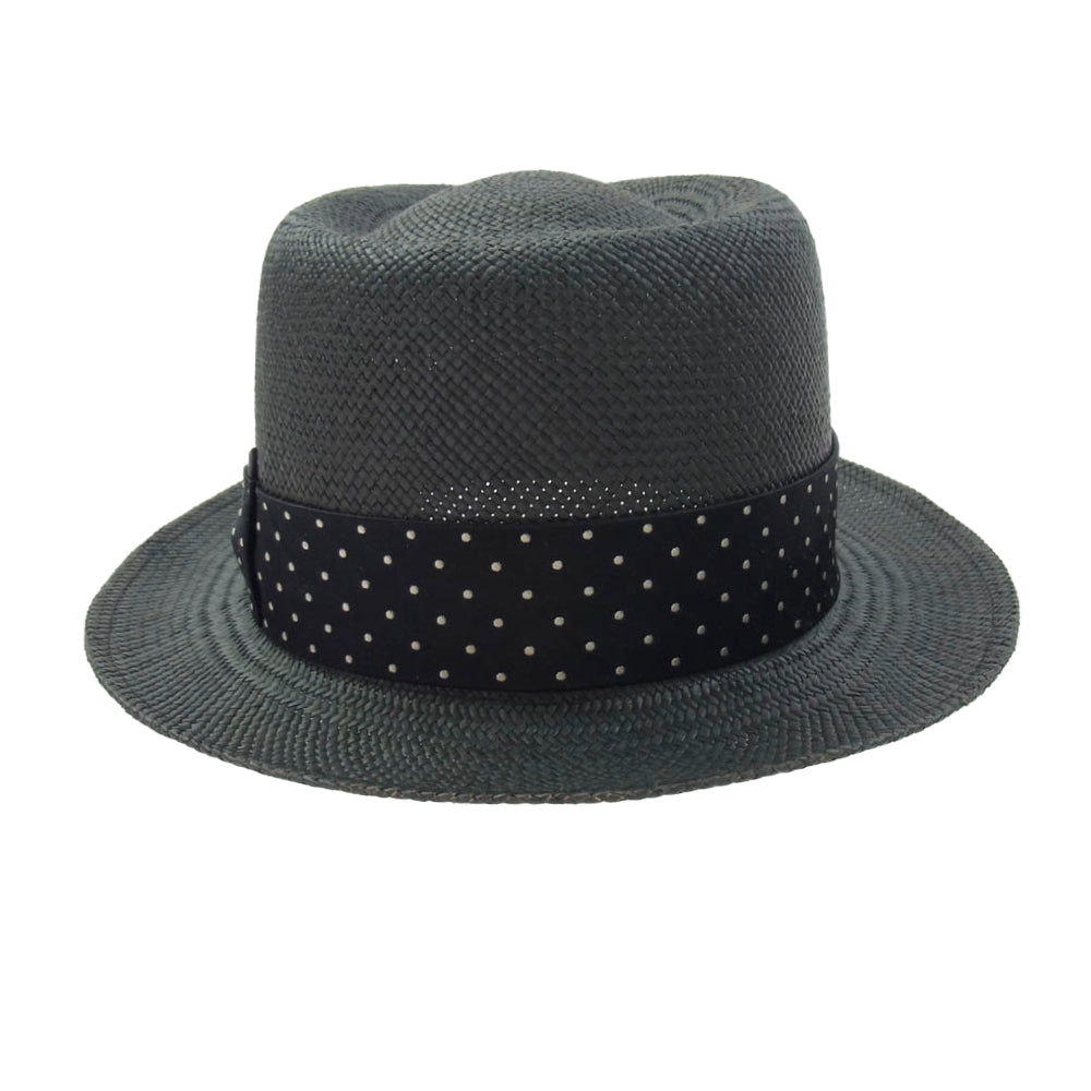 WACKO MARIA ワコマリア THR-01 東京HAT ROCKERS パナマハット 帽子 グレー系 L【中古】