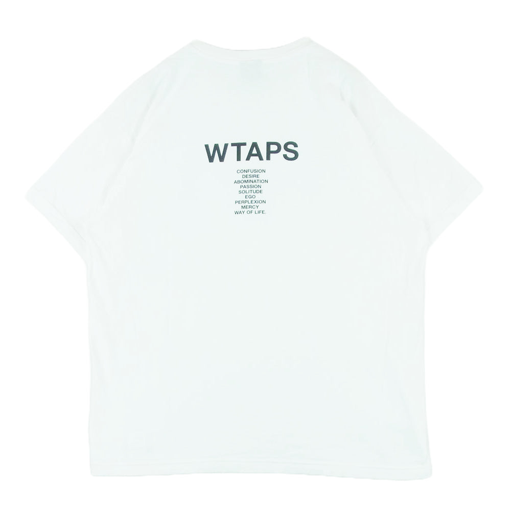 WTAPS ダブルタップス 24SS 241ATDT-STM06S Ingredients Spec Cotton White SS TEE イングレディエンツ スペック SS コットン Tシャツ ホワイト系 02【中古】
