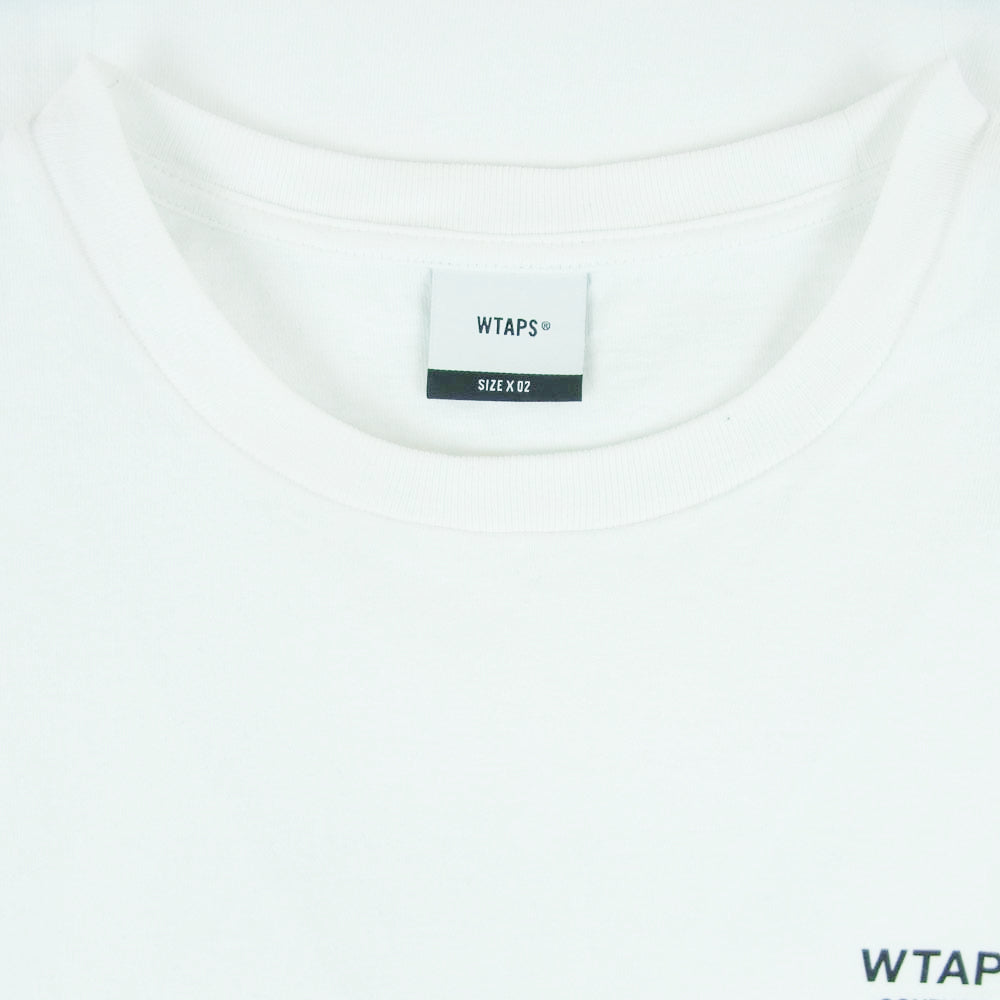 WTAPS ダブルタップス 24SS 241ATDT-STM06S Ingredients Spec Cotton White SS TEE イングレディエンツ スペック SS コットン Tシャツ ホワイト系 02【中古】