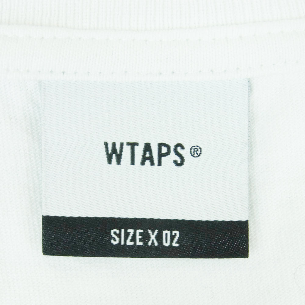 WTAPS ダブルタップス 24SS 241ATDT-STM06S Ingredients Spec Cotton White SS TEE イングレディエンツ スペック SS コットン Tシャツ ホワイト系 02【中古】