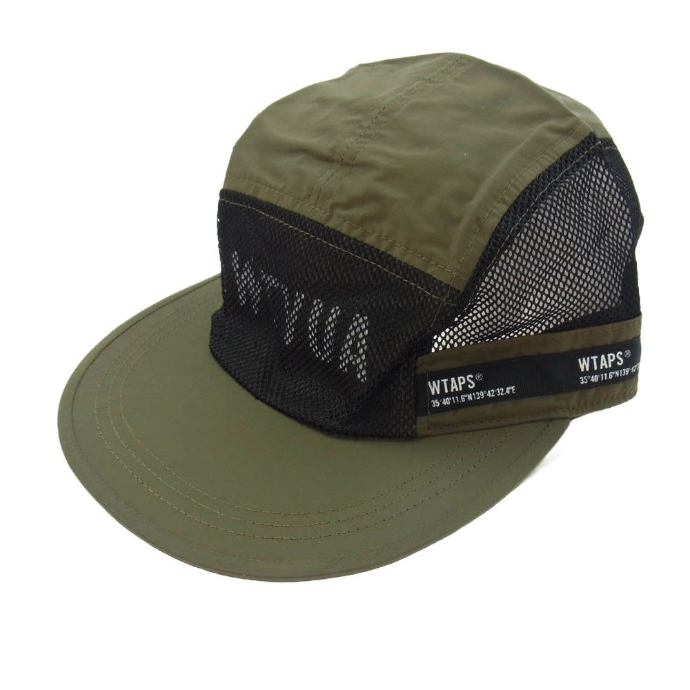 WTAPS ダブルタップス 22SS 221HCDT-HT10 NYLON TUSSAH ナイロン タッサー キャップ 帽子 カーキ系【新古品】【未使用】【中古】