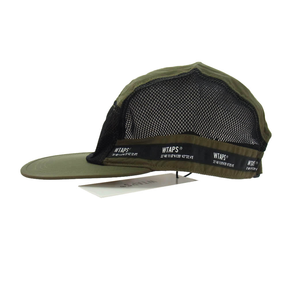 WTAPS ダブルタップス 22SS 221HCDT-HT10 NYLON TUSSAH ナイロン タッサー キャップ 帽子 カーキ系【新古品】【未使用】【中古】