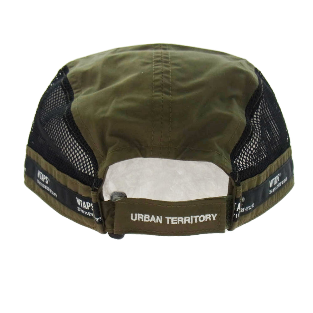 WTAPS ダブルタップス 22SS 221HCDT-HT10 NYLON TUSSAH ナイロン タッサー キャップ 帽子 カーキ系【新古品】【未使用】【中古】