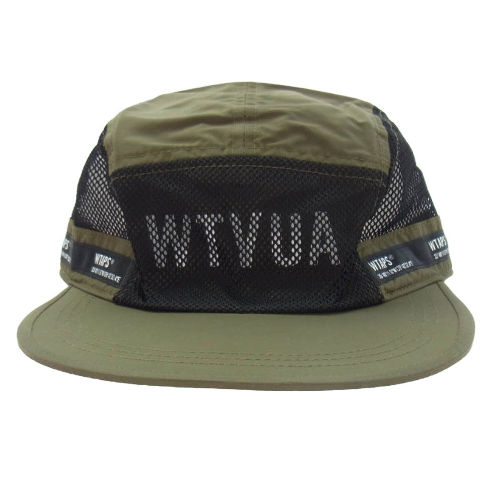 WTAPS ダブルタップス 22SS 221HCDT-HT10 NYLON TUSSAH ナイロン タッサー キャップ 帽子 カーキ系【新古品】【未使用】【中古】