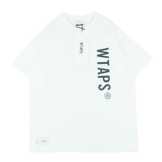 WTAPS ダブルタップス 24SS 241ATDT-STM04S Sign SS Cotton White Tee サイン コットン 半袖 Tシャツ ホワイト系 02【新古品】【未使用】【中古】