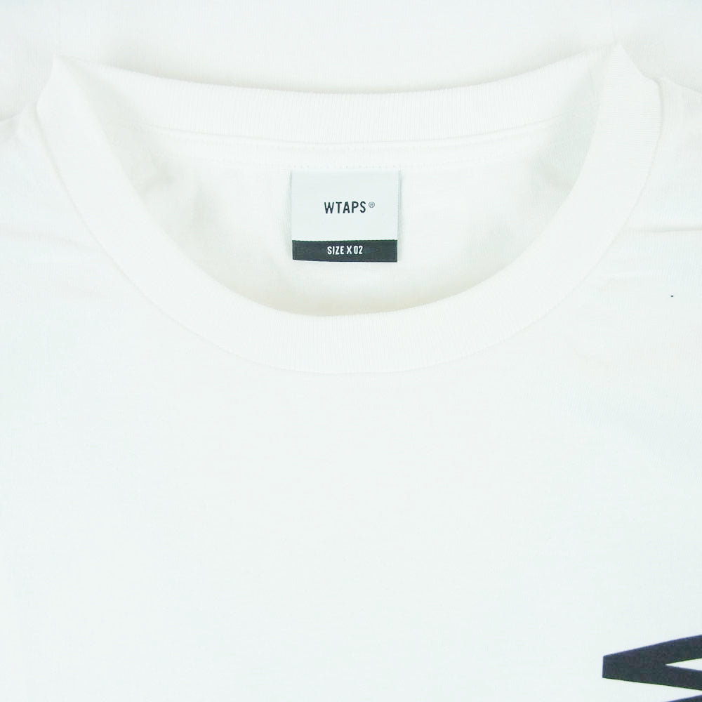 WTAPS ダブルタップス 24SS 241ATDT-STM04S Sign SS Cotton White Tee サイン コットン 半袖 Tシャツ ホワイト系 02【新古品】【未使用】【中古】