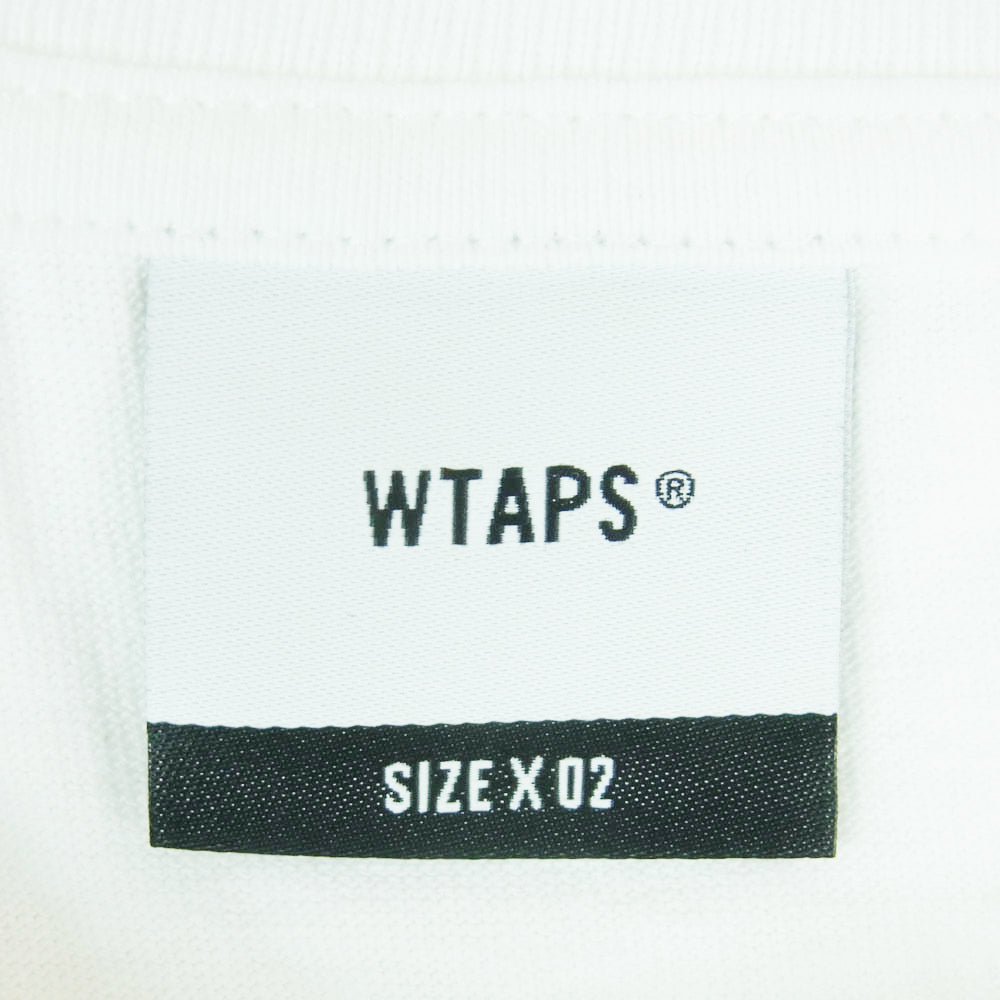 WTAPS ダブルタップス 24SS 241ATDT-STM04S Sign SS Cotton White Tee サイン コットン 半袖 Tシャツ ホワイト系 02【新古品】【未使用】【中古】