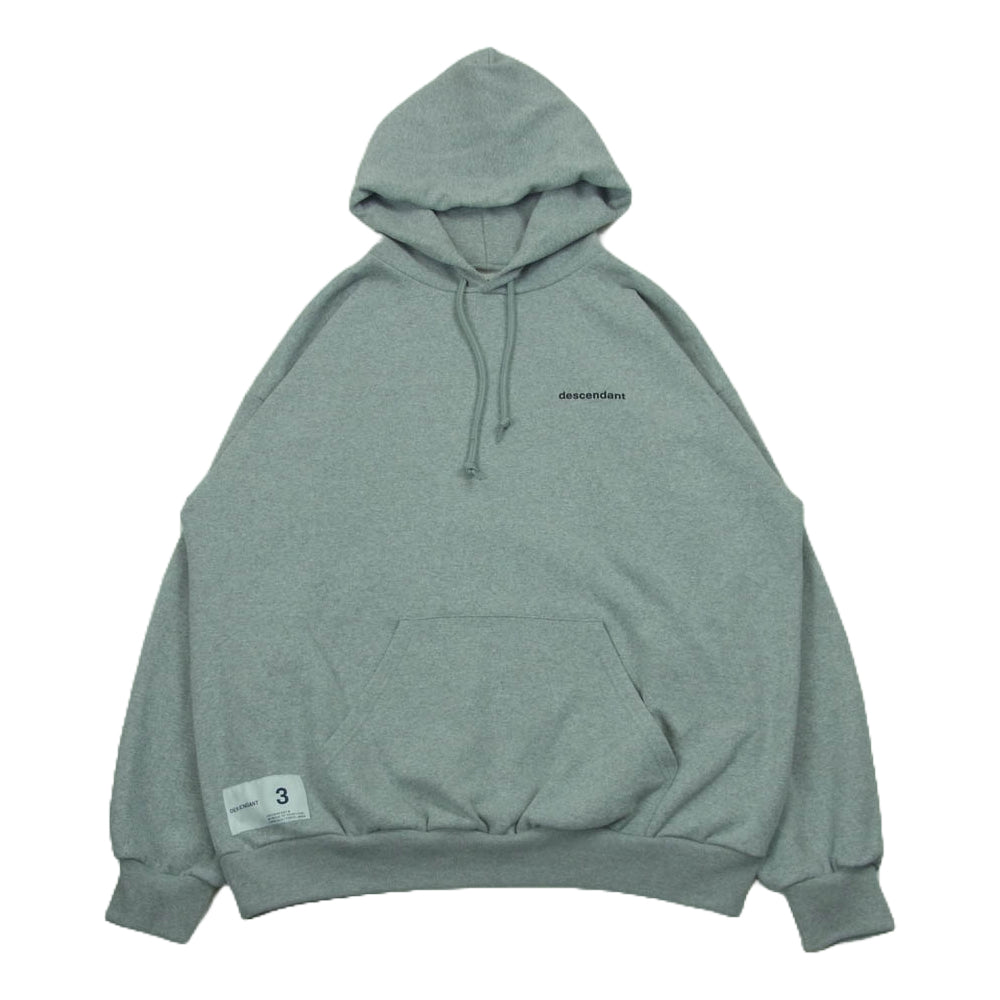 DESCENDANT ディセンダント 242ATDS-HPM02S SPYHOP HOODY バックプリント スウェット プルオーバー パーカー グレー系 3【中古】