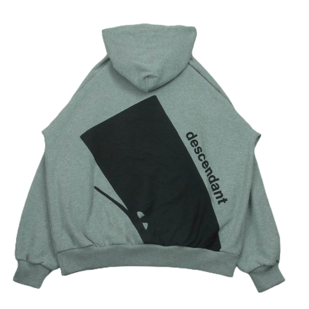 DESCENDANT ディセンダント 242ATDS-HPM02S SPYHOP HOODY バックプリント スウェット プルオーバー パーカー グレー系 3【中古】