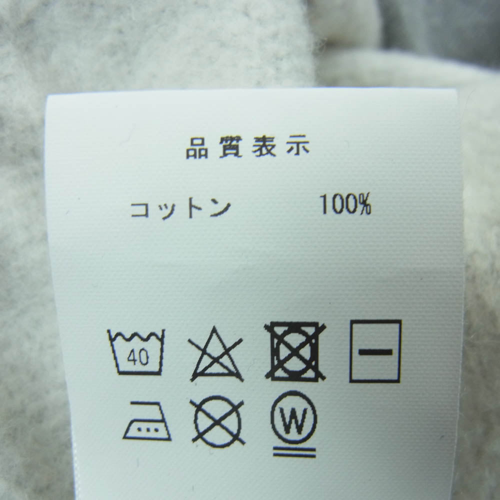 DESCENDANT ディセンダント 242ATDS-HPM02S SPYHOP HOODY バックプリント スウェット プルオーバー パーカー グレー系 3【中古】