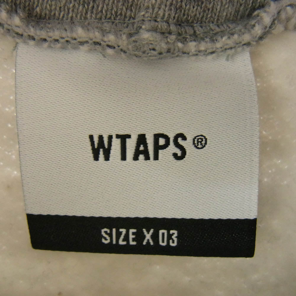 WTAPS ダブルタップス 23AW 232ATDT-HPM04S LLW HOODY スウェット パーカー グレー系 3【中古】
