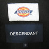 DESCENDANT ディセンダント 25SS 251VFDS-JKM01 6535 WORK JACKET Dickies ディッキーズ ワーク ジャケット ブラック系 3【中古】