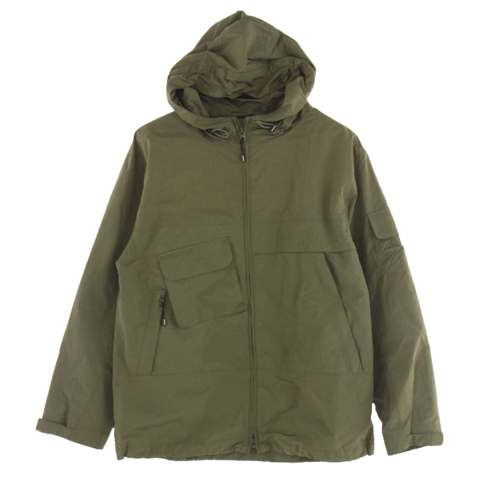 NEIGHBORHOOD ネイバーフッド 21SS 211TSNH-JKM05 MP/NE-JKT バック刺繍 ナイロン マウンテンパーカー ジャケット カーキ系 L【中古】