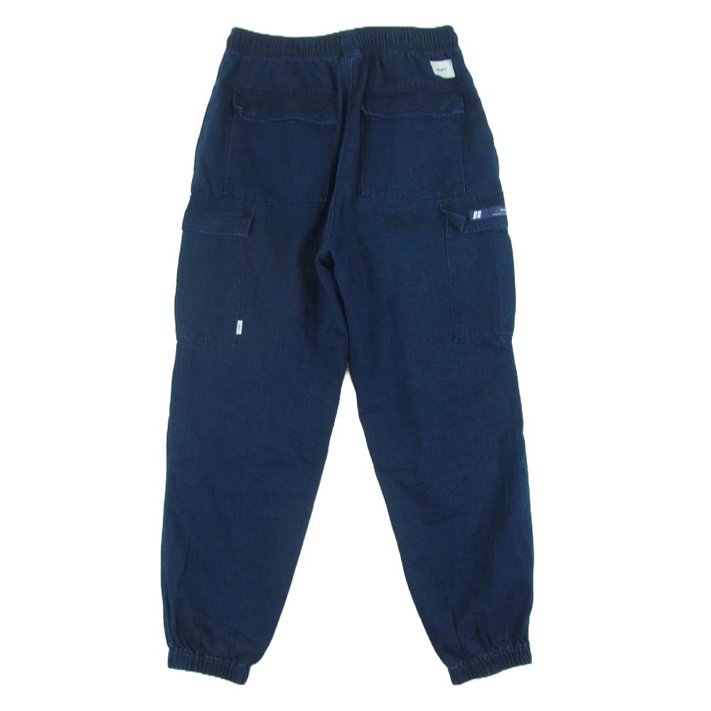 WTAPS ダブルタップス 231WVDT-PTM02 Milt2001 Trousers Cotton Denim Indigo コットン インディゴ デニム トラウザーズ カーゴ パンツ インディゴブルー系 02【中古】