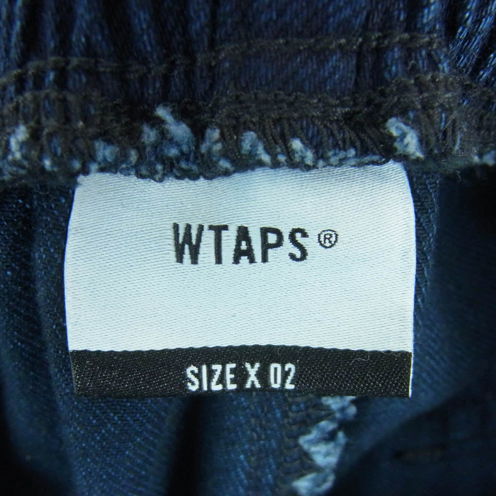 WTAPS ダブルタップス 231WVDT-PTM02 Milt2001 Trousers Cotton Denim Indigo コットン インディゴ デニム トラウザーズ カーゴ パンツ インディゴブルー系 02【中古】