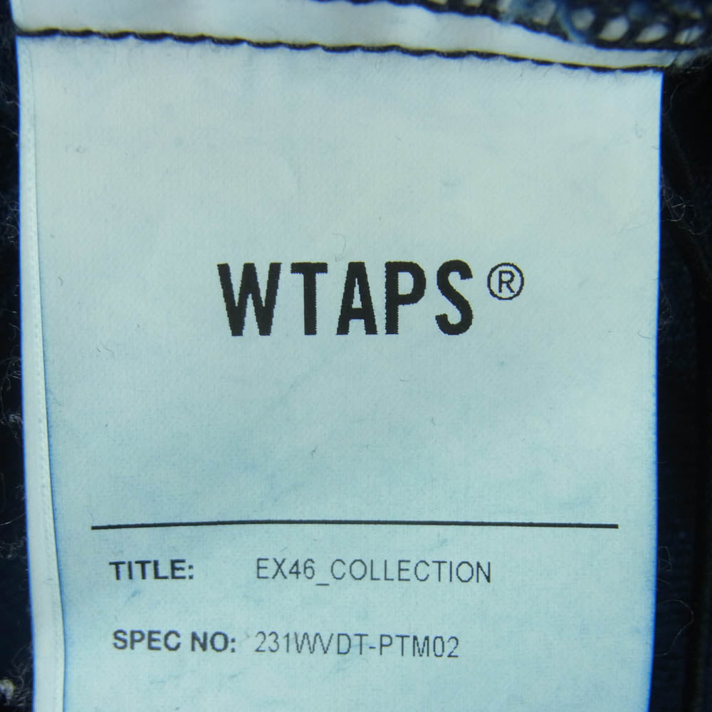 WTAPS ダブルタップス 231WVDT-PTM02 Milt2001 Trousers Cotton Denim Indigo コットン インディゴ デニム トラウザーズ カーゴ パンツ インディゴブルー系 02【中古】