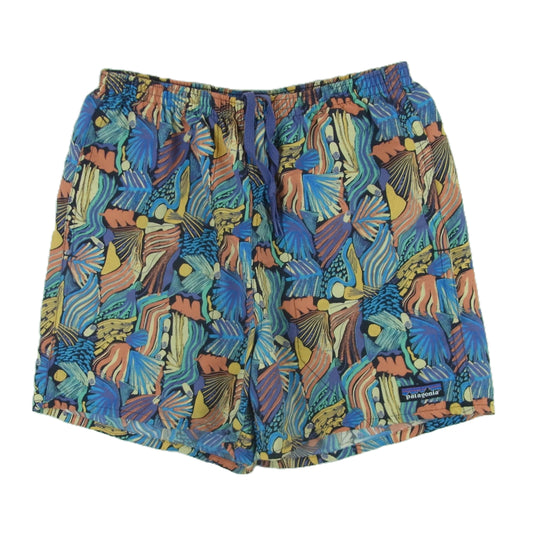 patagonia パタゴニア 57022SP23 ナイロン 総柄 ショーツ ショート パンツ ニカラグア製 マルチカラー系 ブルー系 XS【中古】