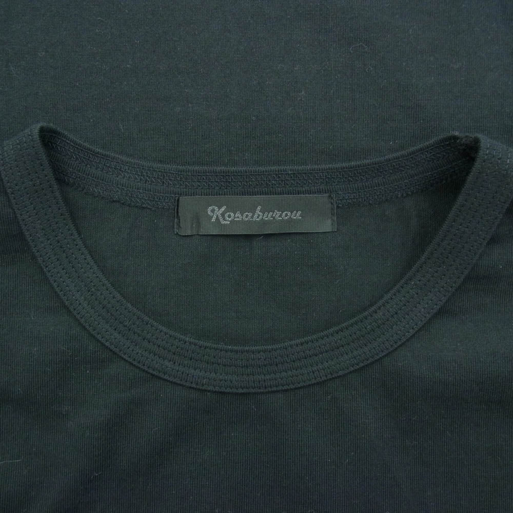 コサブロウ HEAVY-WEIGHT 100年 S/S TEE ヘビーウェイト Tシャツ 半袖カットソー ブラック ブラック系【中古】