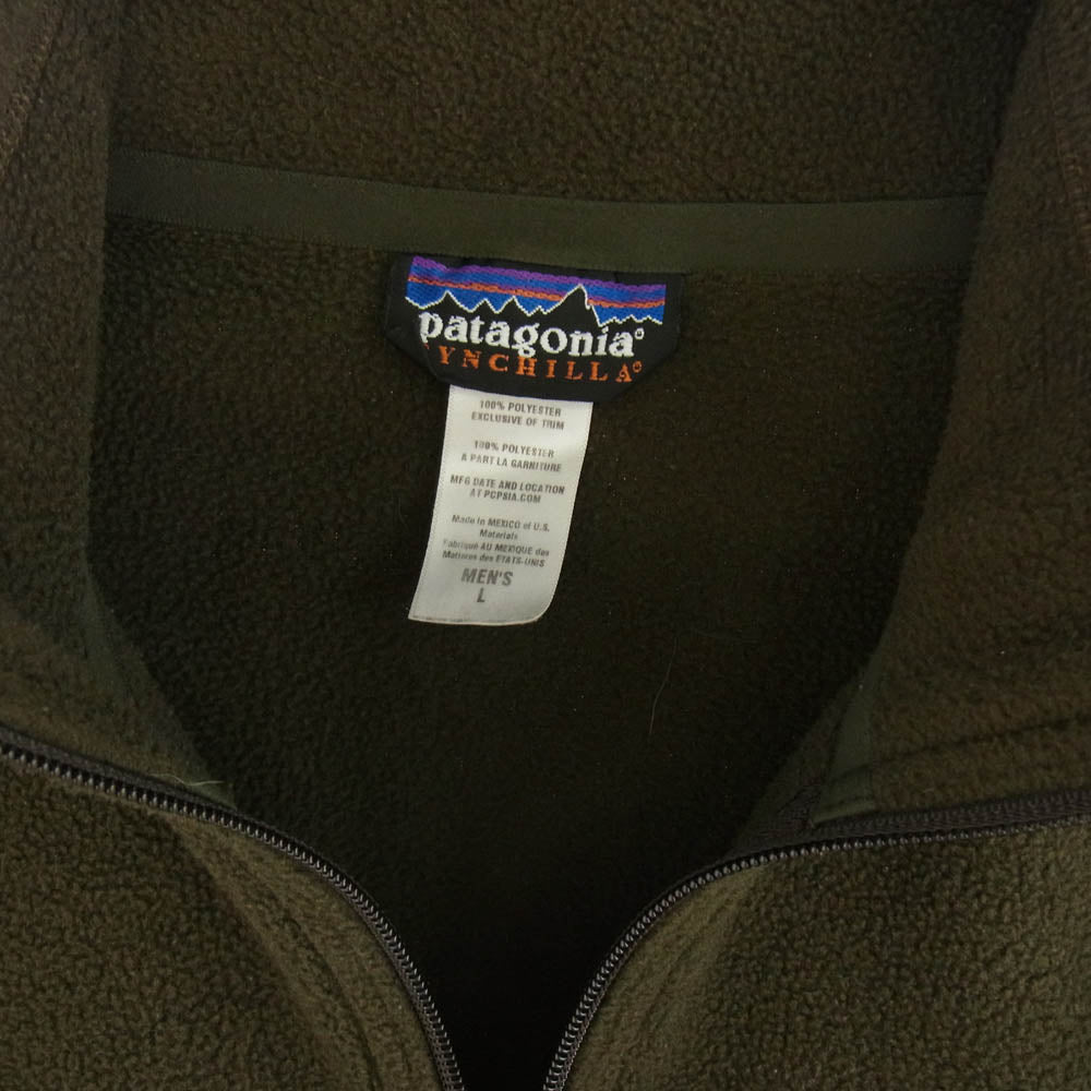 patagonia パタゴニア 12AW 25737 SYNCHILLA シンチラ フリース プルオーバー ジャケット カーキ系 L【中古】