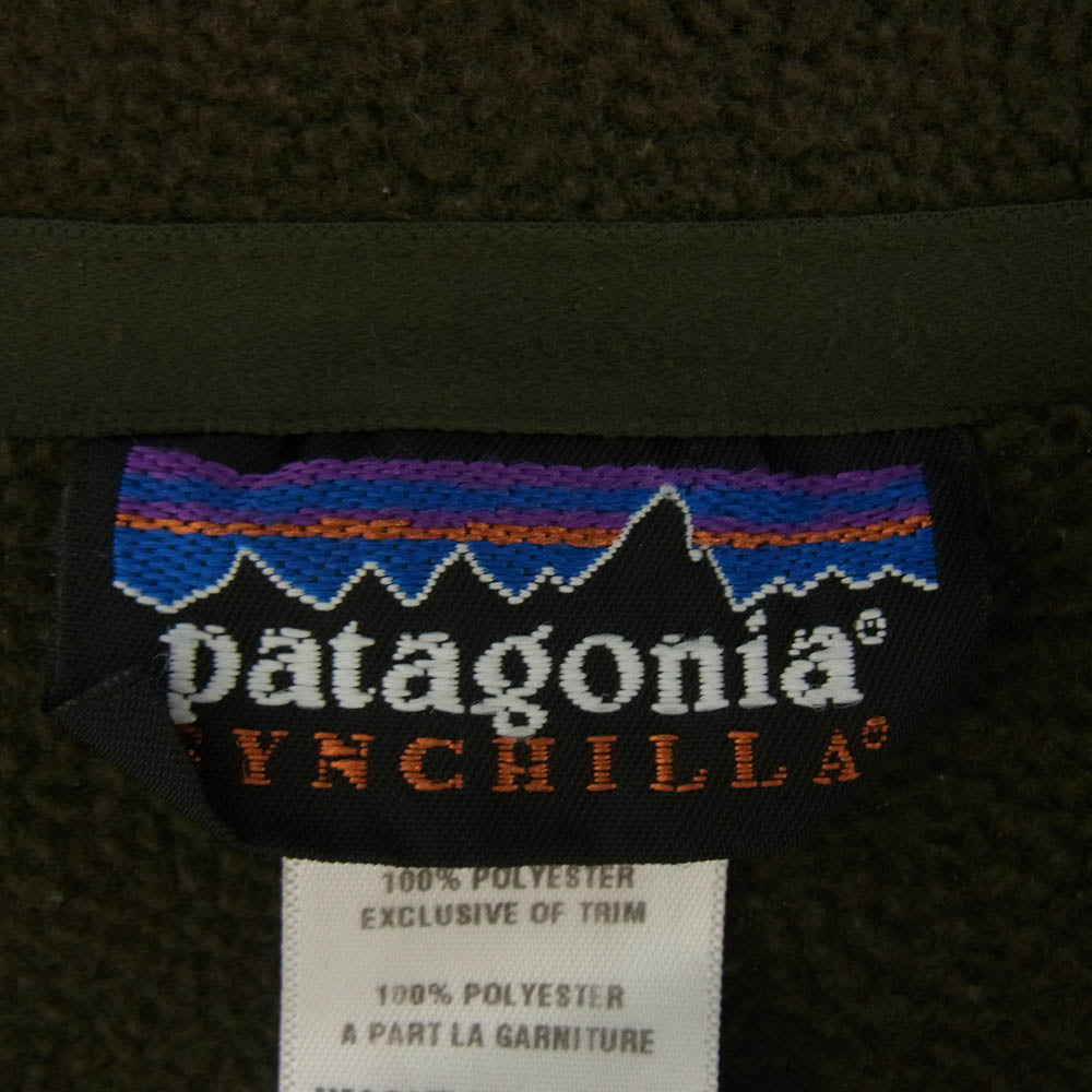 patagonia パタゴニア 12AW 25737 SYNCHILLA シンチラ フリース プルオーバー ジャケット カーキ系 L【中古】