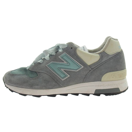 NEW BALANCE ニューバランス M1400SB 1400 Steel Blue made in USA スティールブルー ローカット スニーカー グレー系 26.5cm【中古】