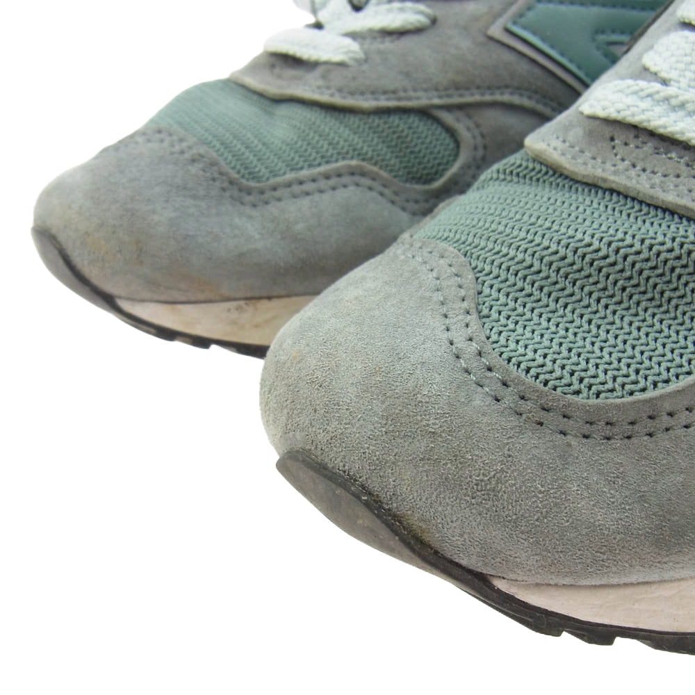 NEW BALANCE ニューバランス M1400SB 1400 Steel Blue made in USA スティールブルー ローカット スニーカー グレー系 26.5cm【中古】