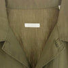 COMOLI コモリ 17AW L03-02005 OD Open collar shirt オープン カラー 長袖 シャツ カーキ系 1【中古】