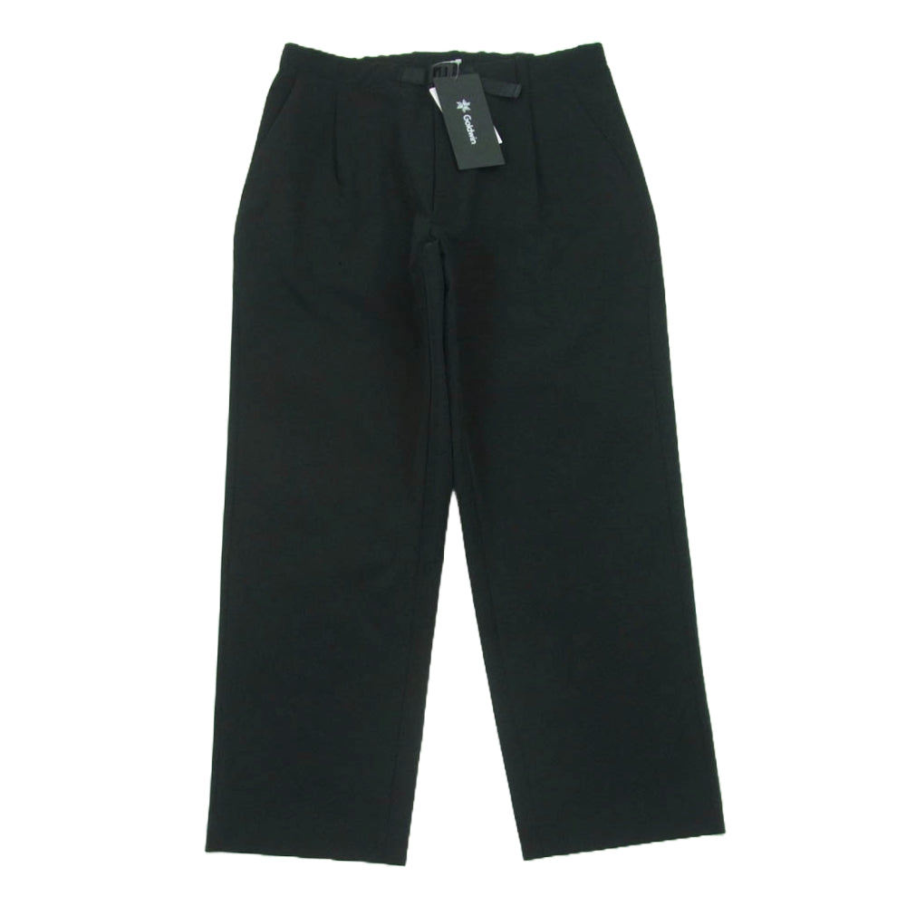 Goldwin ゴールドウィン GL74198 One Tuck Tapered Stretch Pants テーパード ストレッチ パンツ ブラック系 L 3【美品】【中古】