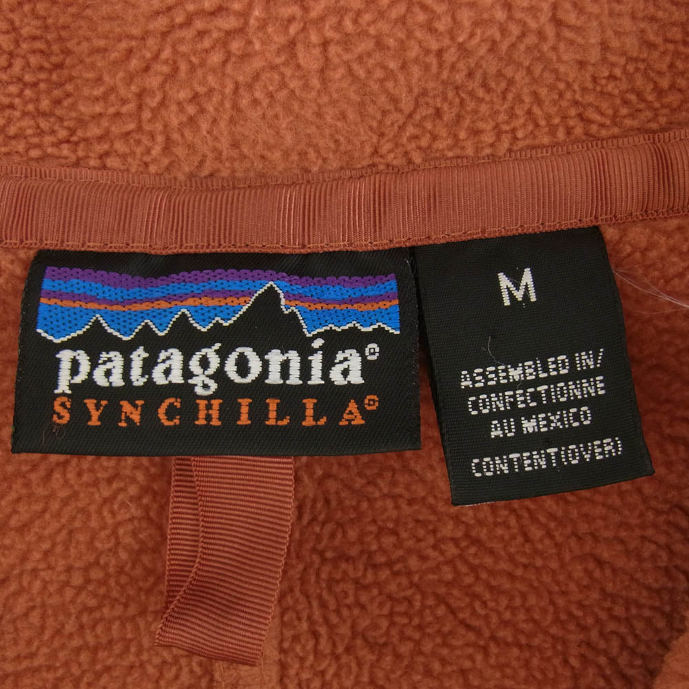 patagonia パタゴニア 02年製 25480 CHIMERA JACKET キメラ フリース ジャケット オレンジ系 M【中古】