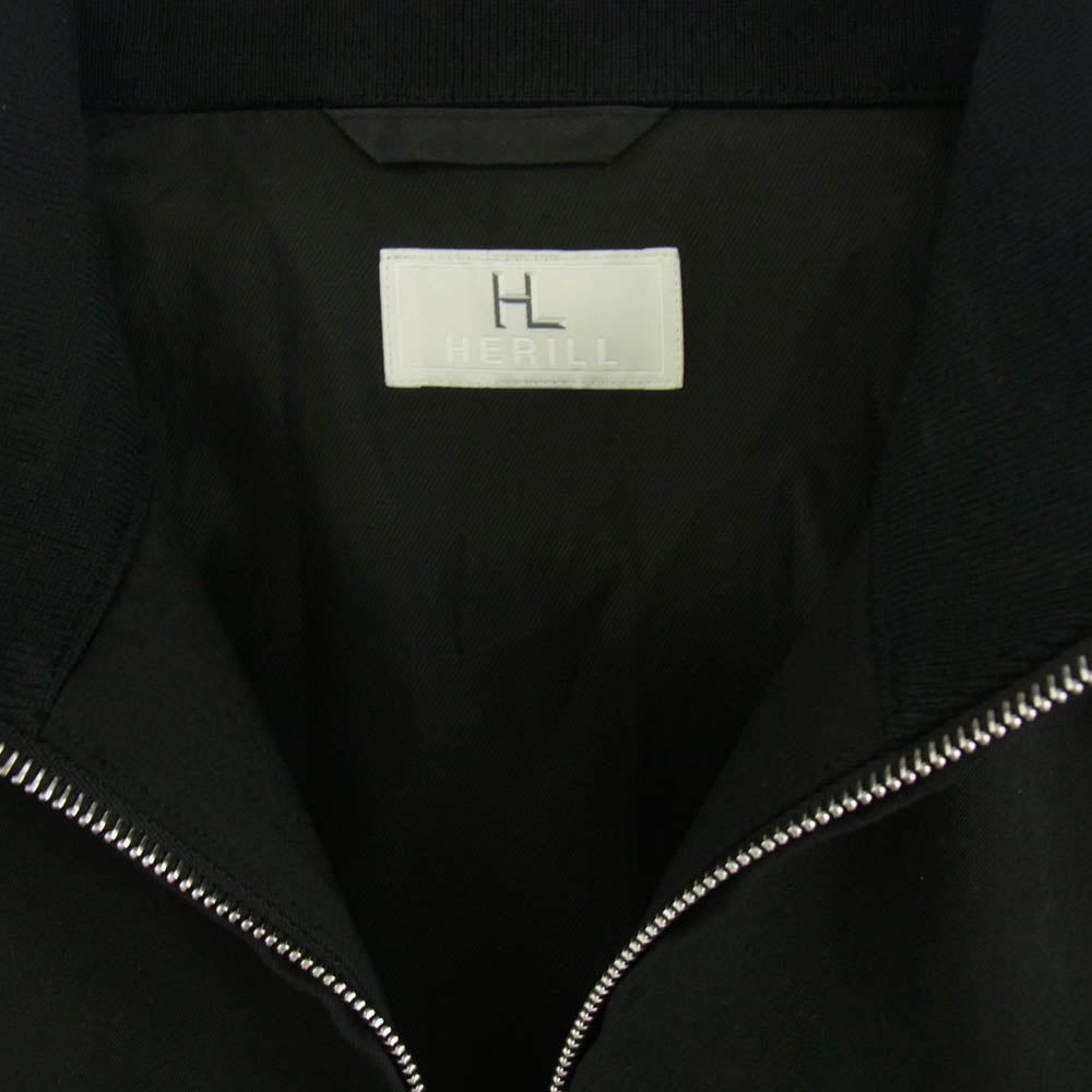 ヘリル 24AW 24-011-HL-8050-30 Cotton gabardine Weekend Jacket コットン ギャバジン ウィークエンド ジャケット ブラック系 1【中古】