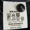 Buzz Rickson's バズリクソンズ BR26081 ヘリンボーン 半袖 ワーク シャツ ブラック系 14【中古】