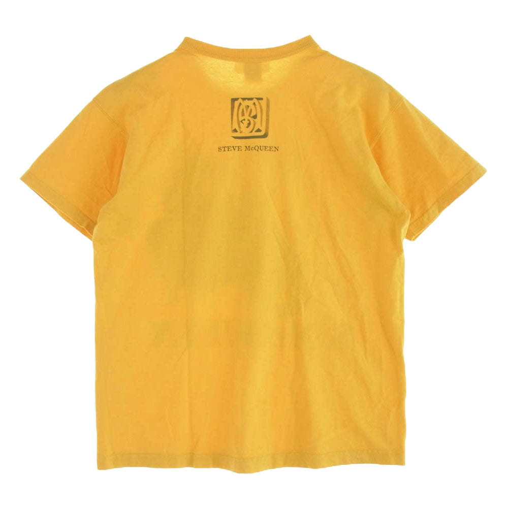 TOY'S McCOY トイズマッコイ THE KING OF COOL  S.McQUEEN 半袖 Tシャツ カットソー イエロー系 M【中古】