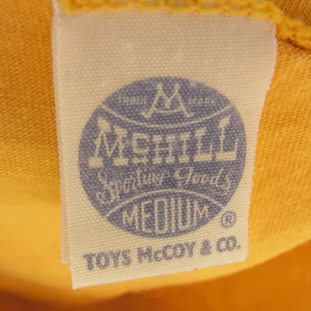 TOY'S McCOY トイズマッコイ U.S.MARINES 半袖 Tシャツ カットソー イエロー系 M【中古】