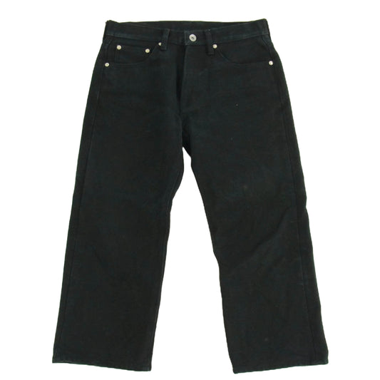IRON HEART アイアンハート ブラック デニム パンツ ブラック系 W30【中古】